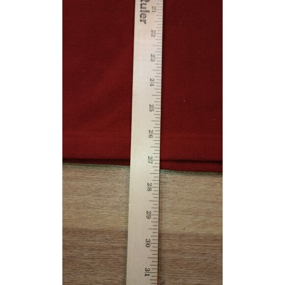 NWT St Johns Bay Sweatshirt Mens M Medium 1/4 Zip Rusty Red Fleece Pullover - Picture 14 of 16